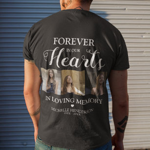 Memorial Forever in our Hearts Remebrance T-Shirt