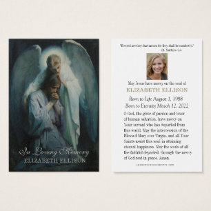 Mémorial funéraire catholique Jésus avec Ange