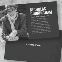 Mémorial funéraire en Carte photo de mémoire d'amo