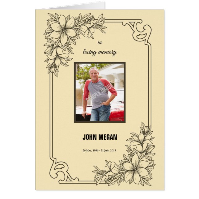 Memorial Funeral Brochure (Front)