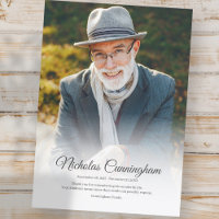 Memorial Funeral Modern Classic Simple Photo