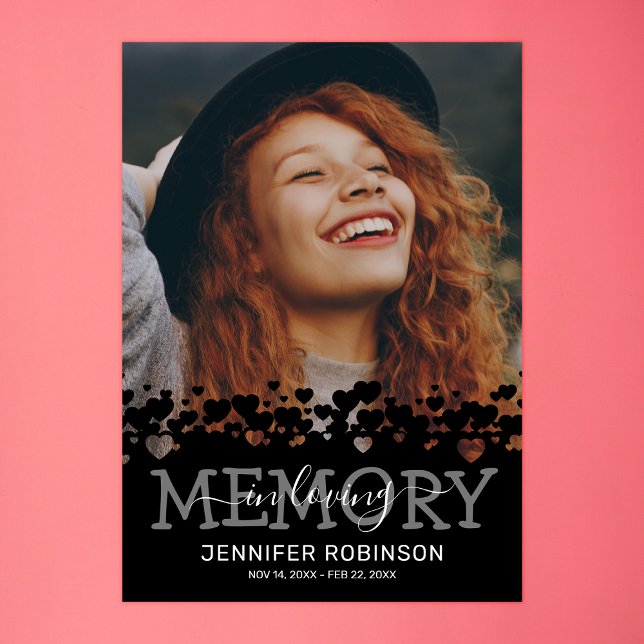 Memorial Funeral Photo Poster (Creator Uploaded)