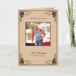 Memorial Funeral Program Template