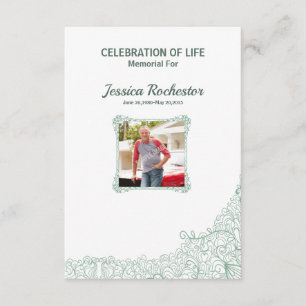 Memorial Funeral Program Template