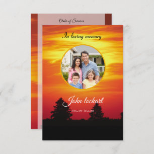 Memorial Funeral Program Template