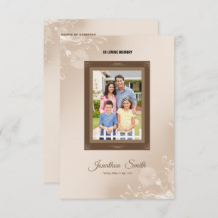 Memorial Funeral Program Template