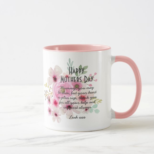 Memorial Gift For Loss of Mother PHOTO Bereavement Mug (Right)