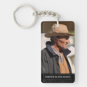 Memorial - Horses Running - They Are Where We Are Keychain