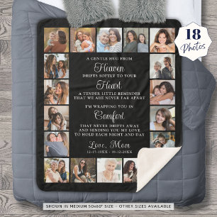 Memorial Hug From Heaven Poem 18 Photos Sherpa Blanket