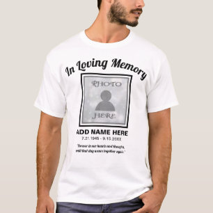 Mémorial  In Love Memory Ajouter Un Tshirt Photo