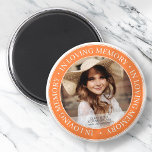 Memorial In Loving Memory Classic Custom Photo Magnet<br><div class="desc">This simple and classic design is composed of serif typography and add a custom photo.</div>