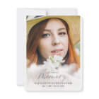 Memorial In Loving Memory Clouds Modern Photo