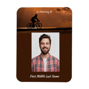 Memorial Keepsake Biking Cycling Bike  Magnet