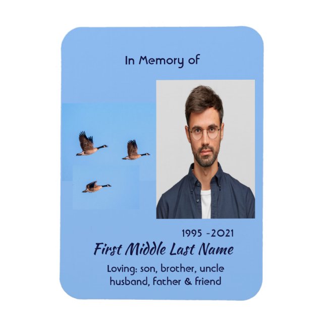  Memorial Keepsake Canada Goose Outdoors Magnet (Vertical)