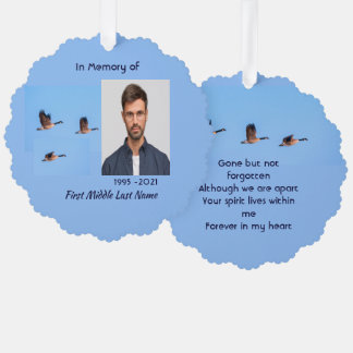  Memorial Keepsake Canada Goose Outdoors Ornament Card