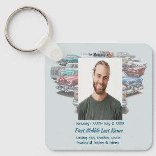  Memorial Keepsake Classic Vintage Car  Keychain