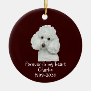 Memorial Keepsake Dog Pet Animal  Ceramic Ornament