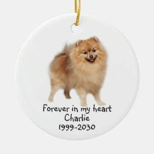 Memorial Keepsake Dog Pet Animal  Ceramic Ornament