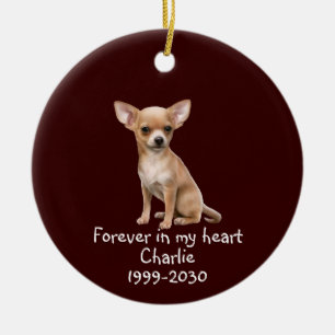 Memorial Keepsake Dog Pet Animal Customize Ceramic Ceramic Ornament
