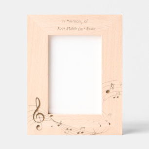 Memorial Keepsake Drummer Drums Band Etched Frames