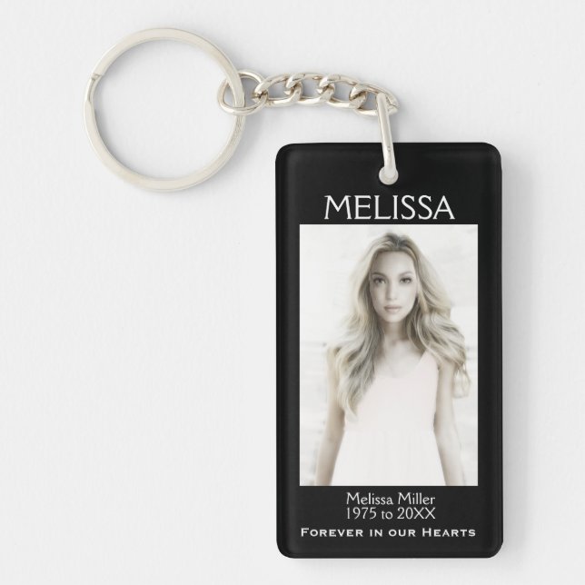 Memorial | Keepsake Gift Keychain (Front)