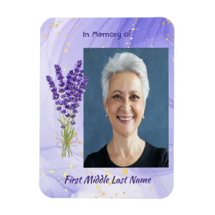  Memorial Keepsake Lavender Garden Flower Magnet