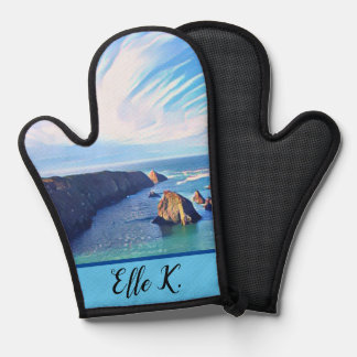 Memorial Keepsake One Side Photo Personalized Oven Mitt