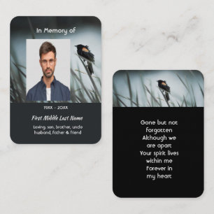  Memorial Keepsake  Red-wing Blackbird Business Card