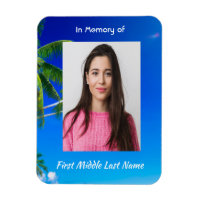 Memorial Keepsake Tropical Beach Exotic