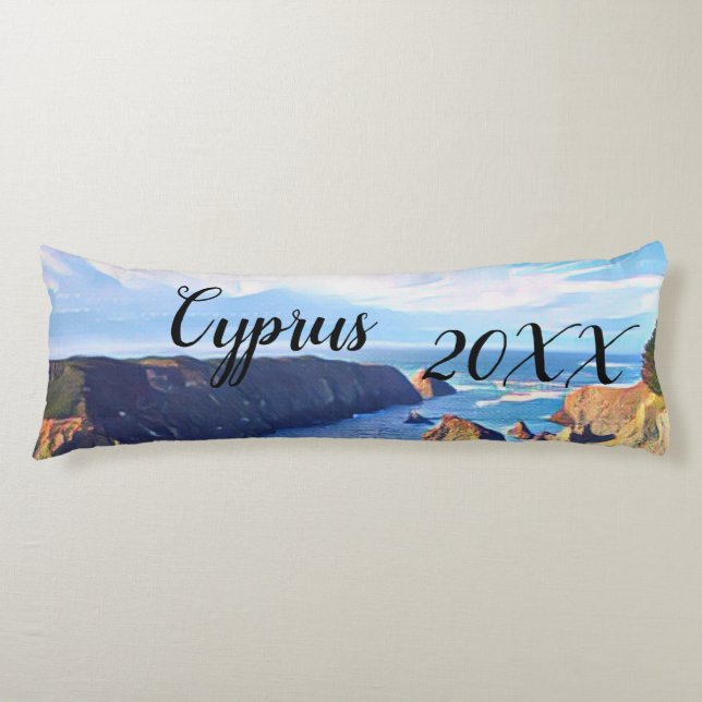 Memorial Keepsake Two Side Photo Personalized Body Pillow (Front)