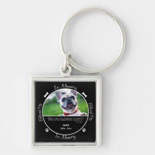 Memorial - Loss of Dog Custom Photo/Name Keychain