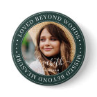 Memorial Loved Beyond Words Elegant Chic Photo