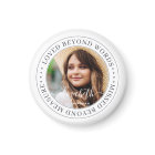 Memorial Loved Beyond Words Elegant Chic Photo