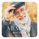 Memorial Loving Memory Simple Modern Photo