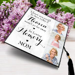 Memorial Marble Personalized Photo Collage Graduation Cap Topper<br><div class="desc">Honour your beloved Mom on graduation day with a custom photo collage memorial graduation cap topper. This unique mom memorial keepsake graduation cap is the perfect gift for yourself, family or friends to pay tribute to your loved one. We hope your memorial graduation cap topper will bring you peace, joy...</div>