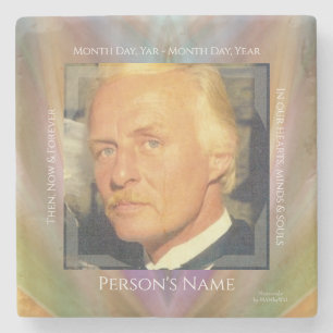 Memorial Marble Square you customize - HAMbyWG Stone Coaster