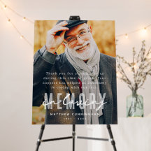 Memorial Modern Simple Elegant Photo