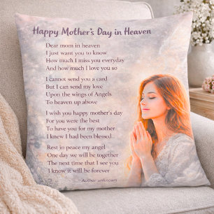 Memorial Mom Remembrance Throw Pillow