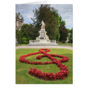Mémorial Mozart à Burggarten Vienne Autriche