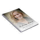 Memorial or Funeral Guest Book Notebook