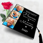Memorial Personalized DAD 3 Photo Collage Graduation Cap Topper<br><div class="desc">Honour your beloved Dad on graduation day with a custom photo collage memorial graduation cap topper. This unique dad memorial keepsake graduation cap is the perfect gift for yourself, family or friends to pay tribute to your loved one. We hope your memorial graduation cap topper will bring you peace, joy...</div>