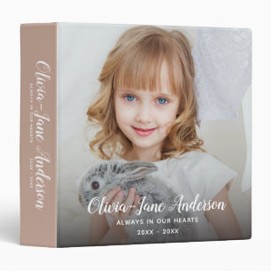 Memorial Photo Album 3 Ring Binder