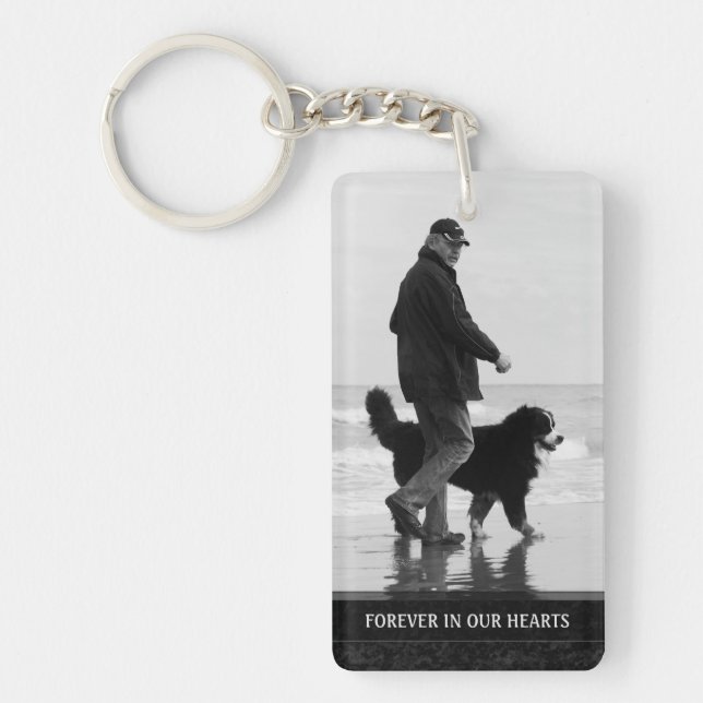 Memorial Photo Keychain - Remembering You (Front)
