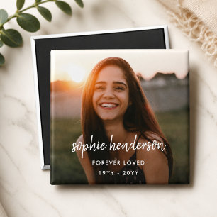 Memorial Photo Magnet Remembrance Keepsake Gift