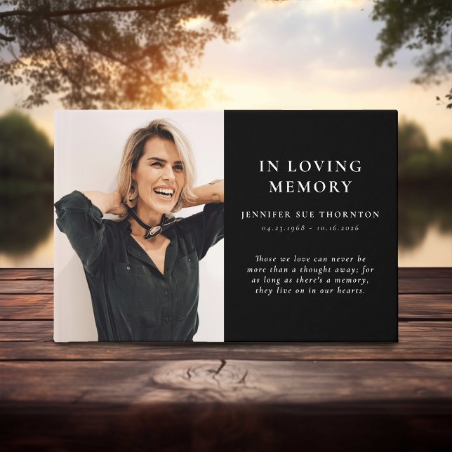 Memorial Photo & Message Sympathy  Guest Book (Creator Uploaded)