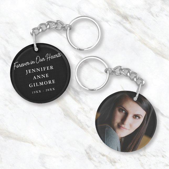 Mémorial photo moderne simple à 2 faces (Créateur téléchargé)