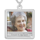 Memorial Photo Necklace