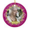 Memorial Photo Pink Snowflakes Christmas