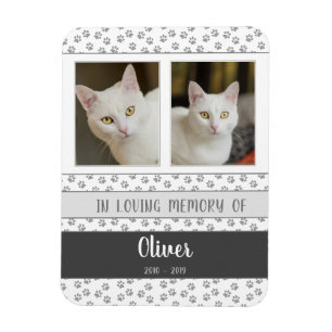 Mémorial photo pour animaux de compagnie Magnet fl