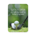 Memorial Photo Prayer Golfer Golf Course Golfing